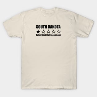 South Dakota One Star Review T-Shirt